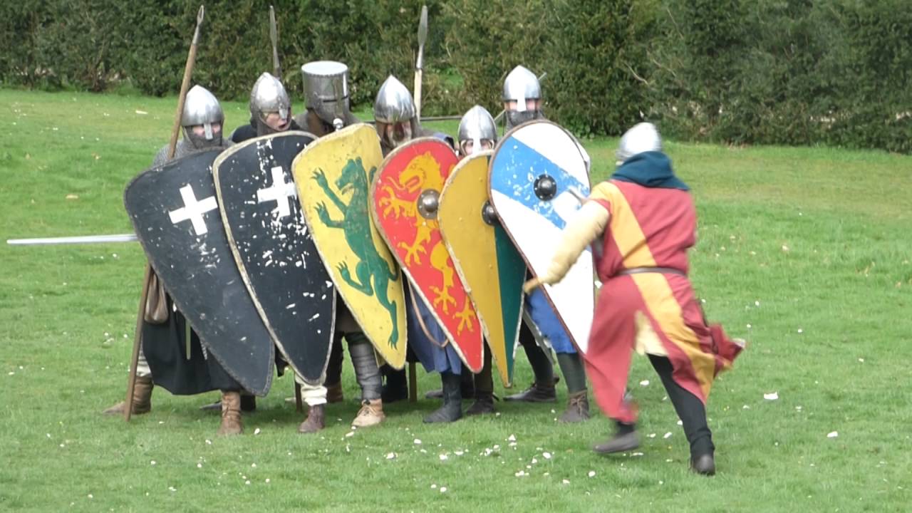 Shield Wall Strength (Normans at Arundel Castle 2015)