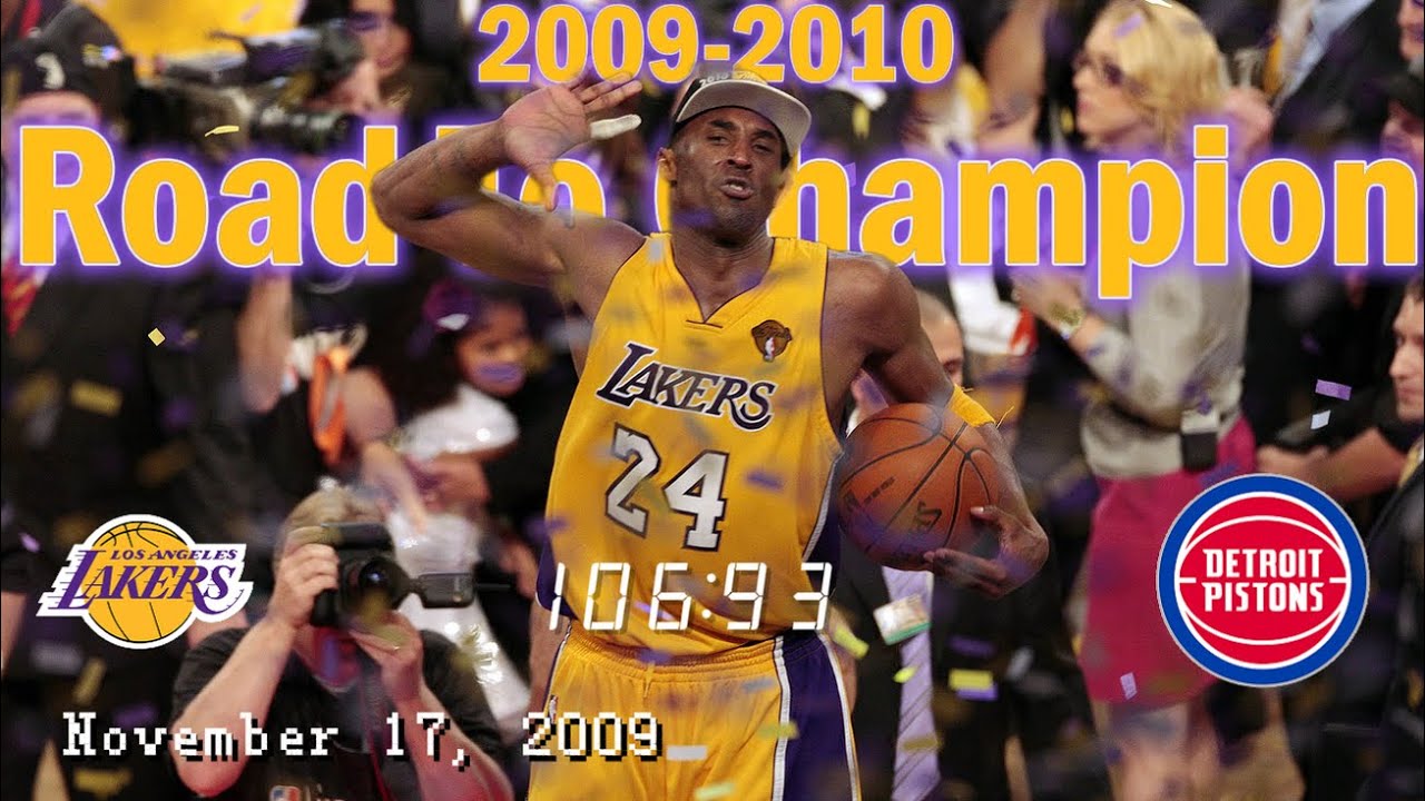 Pistons vs Lakers | Kobe Bryant 40 Points Full Game November 17, 2009