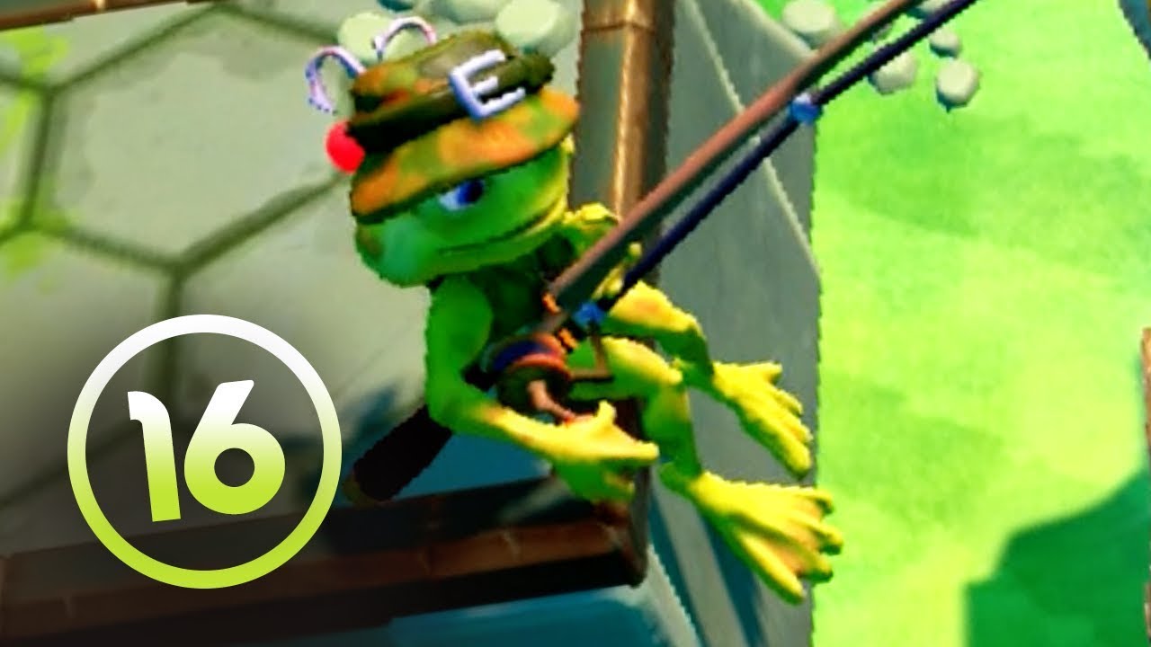 Yooka-Laylee and the Impossible Lair 100% Walkthrough Part 16 - Scareship Scroll & Capital Causeway