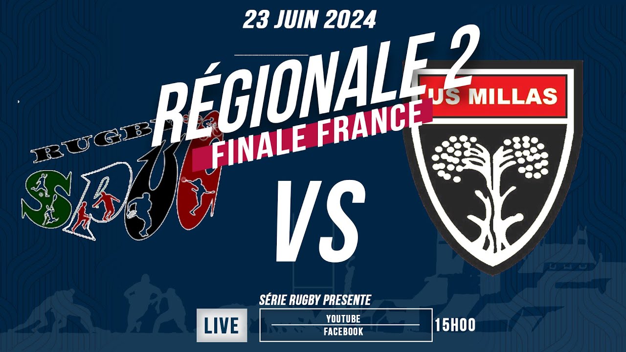 #SérieRugbyLive : FINALE FRANCE #Régional2 : St Pée UC / US Millas – 23 Juin 24