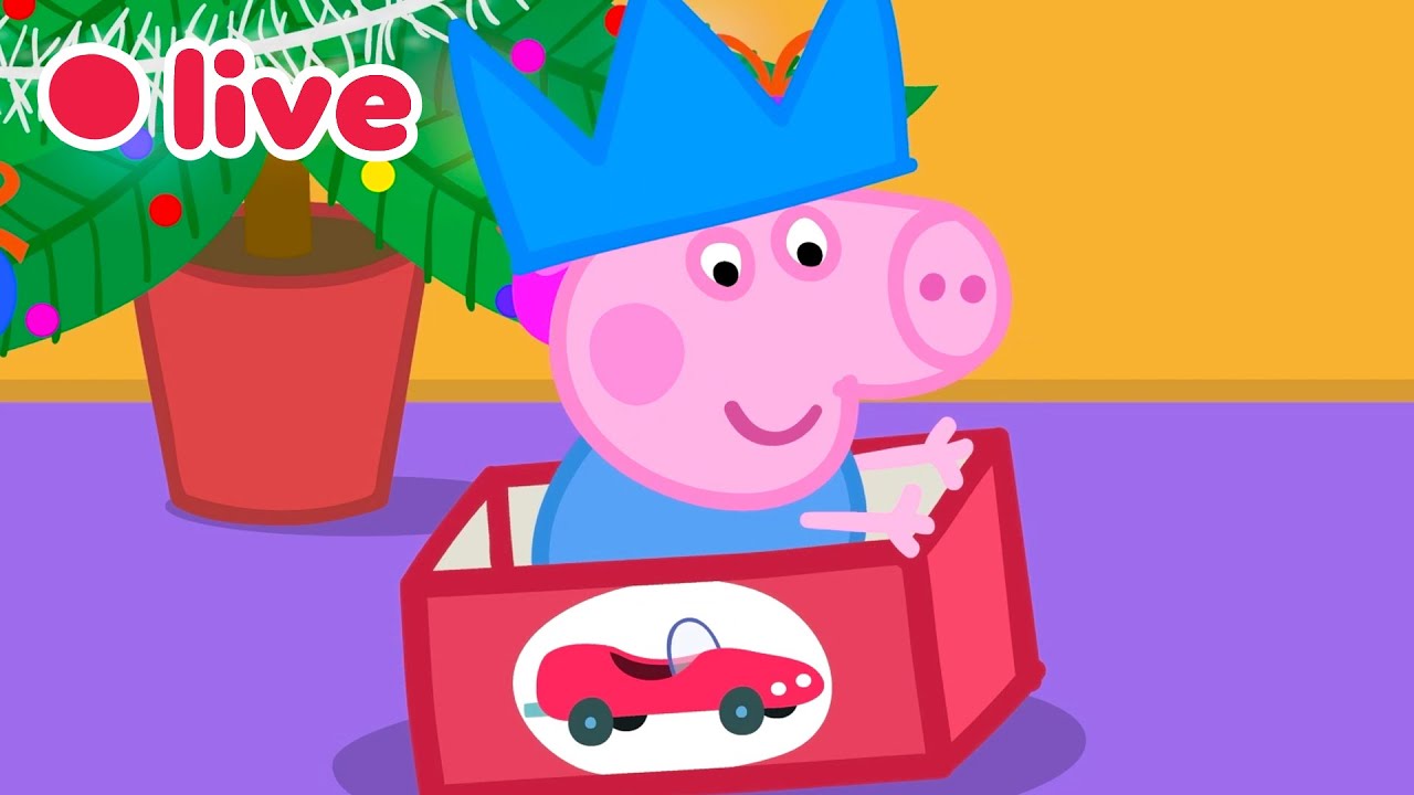 🔴 LIVE Peppa Pig Christmas Episodes! 🎄 Peppa Pig Full Episodes ☃️ Peppa Pig at Christmas