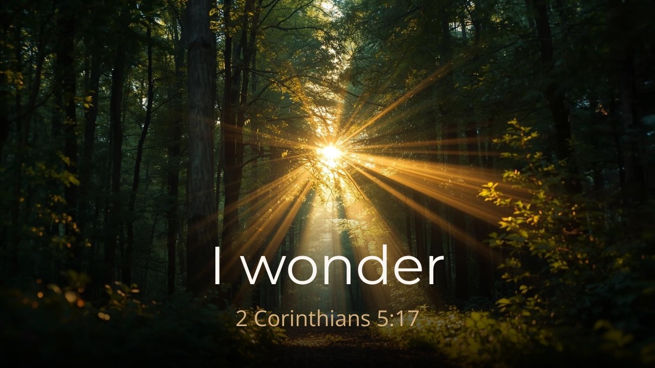 I wonder | Christian Worship Song | Lyric Video | Faith-filled Notes