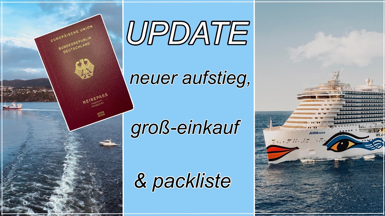 Neuer Aufstieg auf AIDAnova & die Packliste für 6 Wochen Bordleben 🩵 | antonia