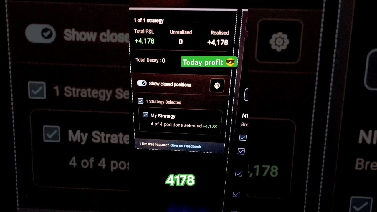 Today p&l 😎  #cryptoearning #trading #bankniftyoptiontradingstrategy #stockmarket