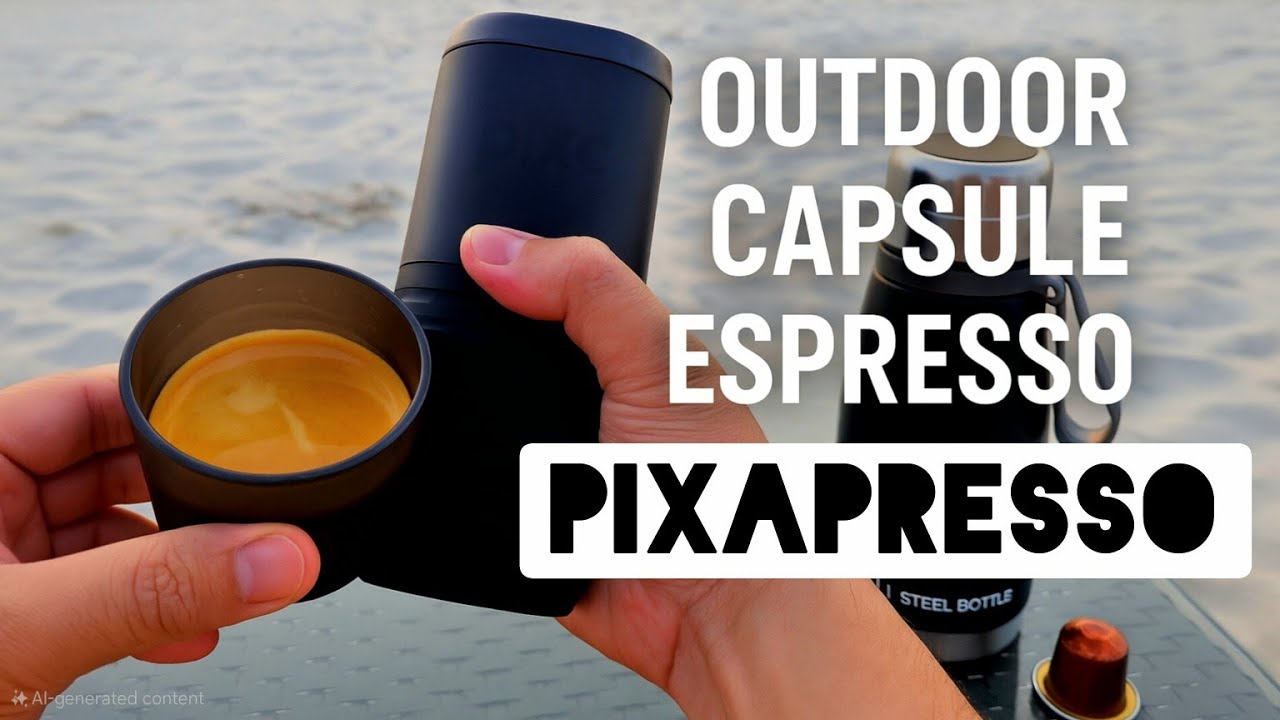 Pixapresso Outdoor Espresso Using Capsule