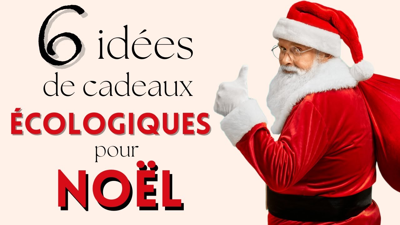 6 id&eacute;es de cadeaux &eacute;colo pour No&euml;l
