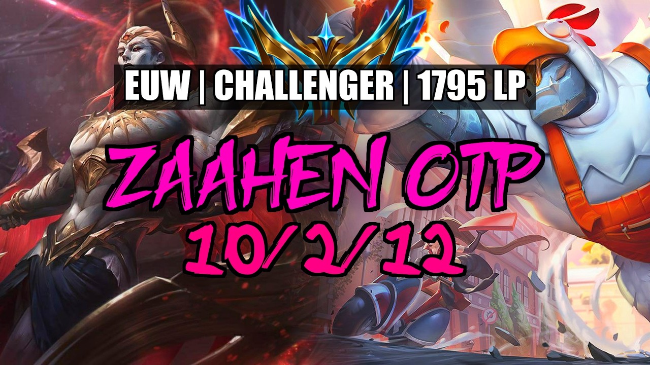 Zaahen OTP vs Galio Mid 10/2/12 | EUW Challenger 1795LP