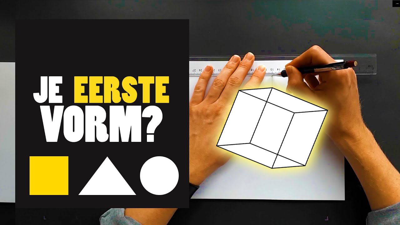Tekenles 3 - Je eerste vorm van het Teken Alfabet?
