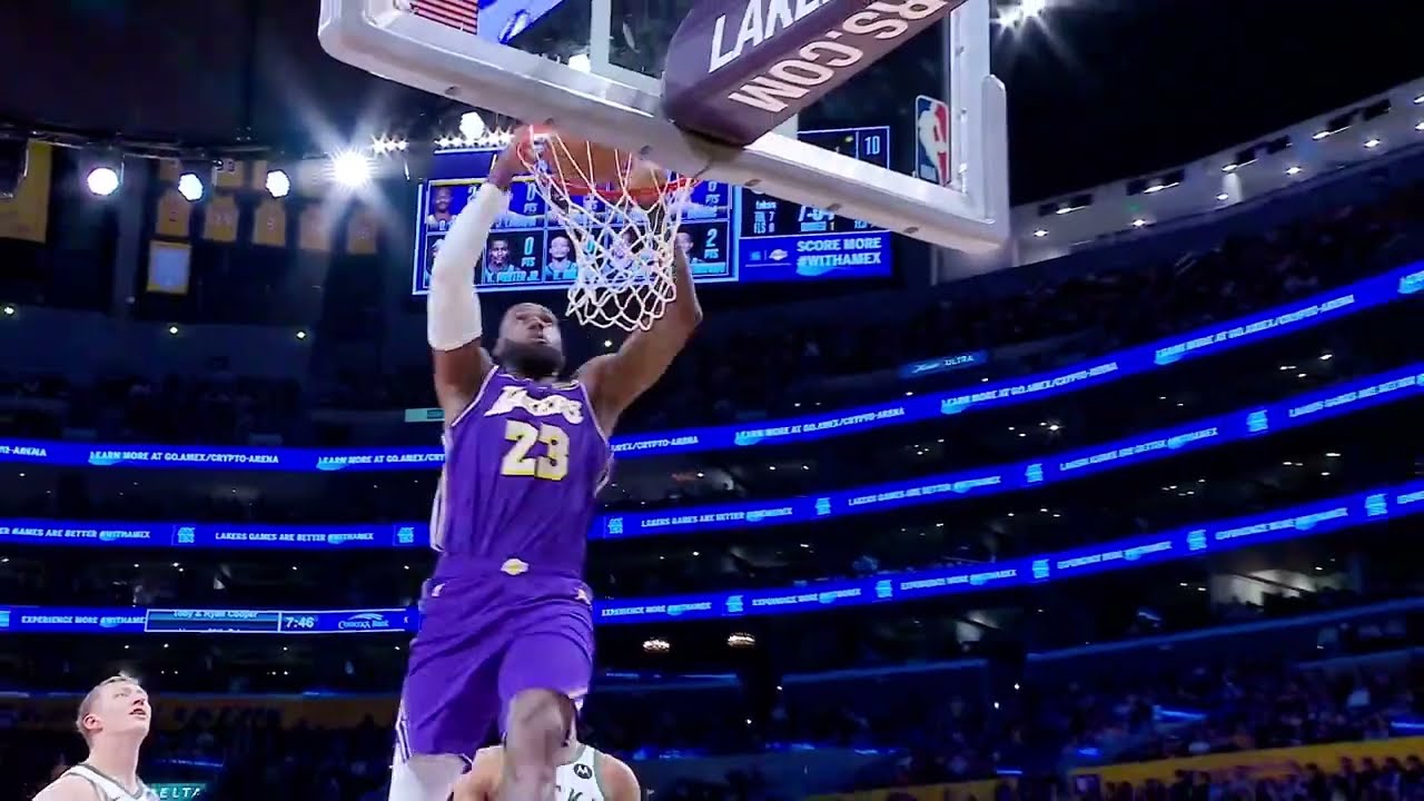 Lakers vs Bucks Highlights