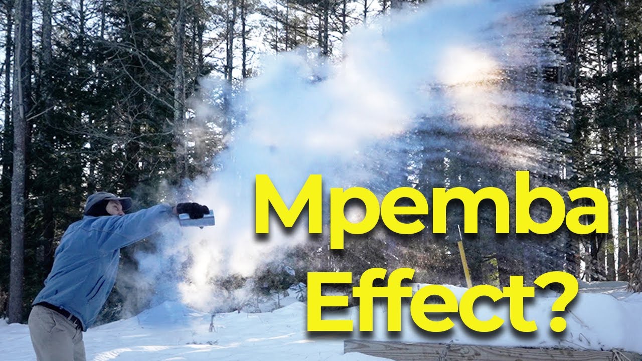 Extreme cold? Do the boiling water Mpemba Effect test