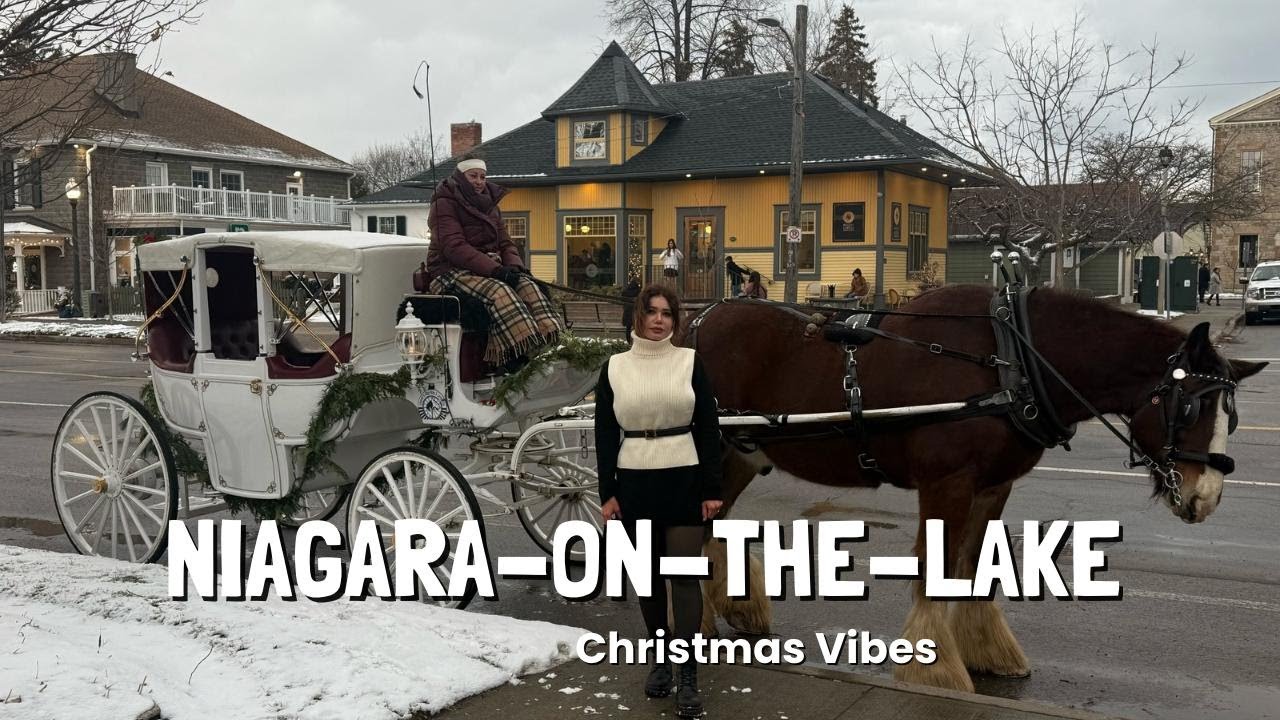 Niagara on the Lake Christmas Walk 🎄 | Winter Streets & Holiday Vibes