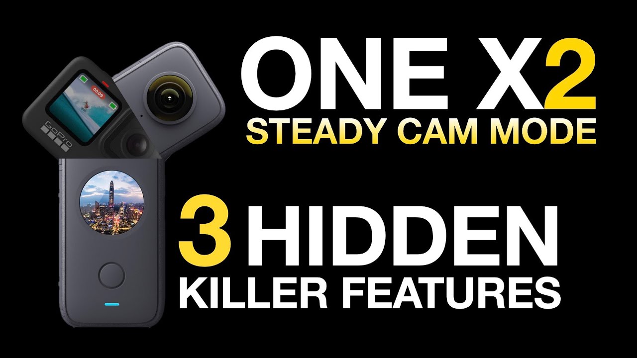INSTA360 ONE X2 - 3 HIDDEN KILLER FEATURES in Steady Cam Mode!
