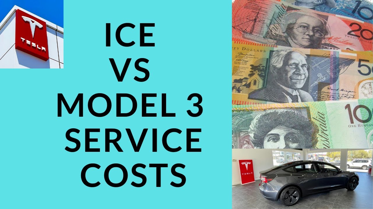 Service Costs: Tesla Model 3 vs Average ICE Car