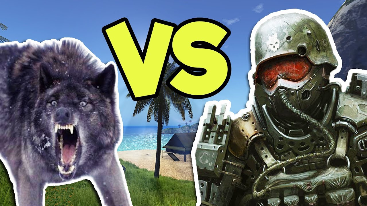 INSANITY! Zombies vs Wolves vs ME - Radiation Island Gameplay | skyzm