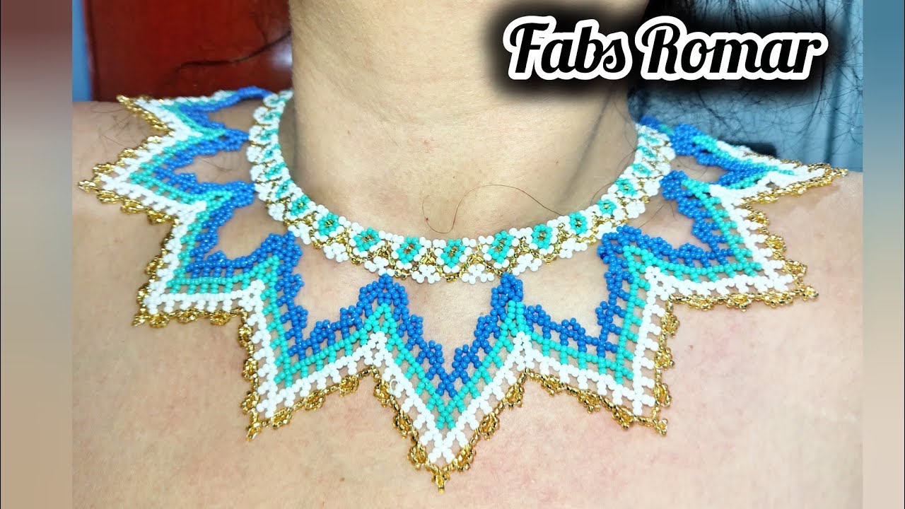 Collar de chaquira punta abierta ♥️ actualización 😍