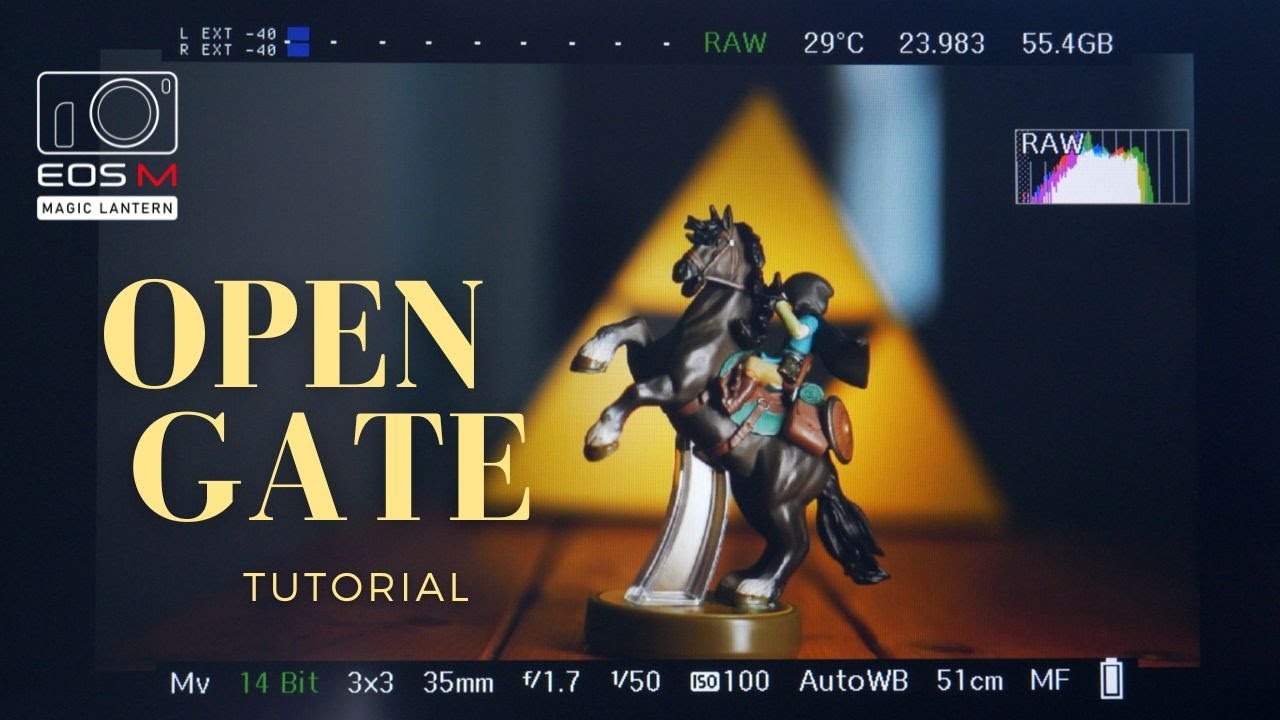 Open Gate Tutorial — Canon EOS M