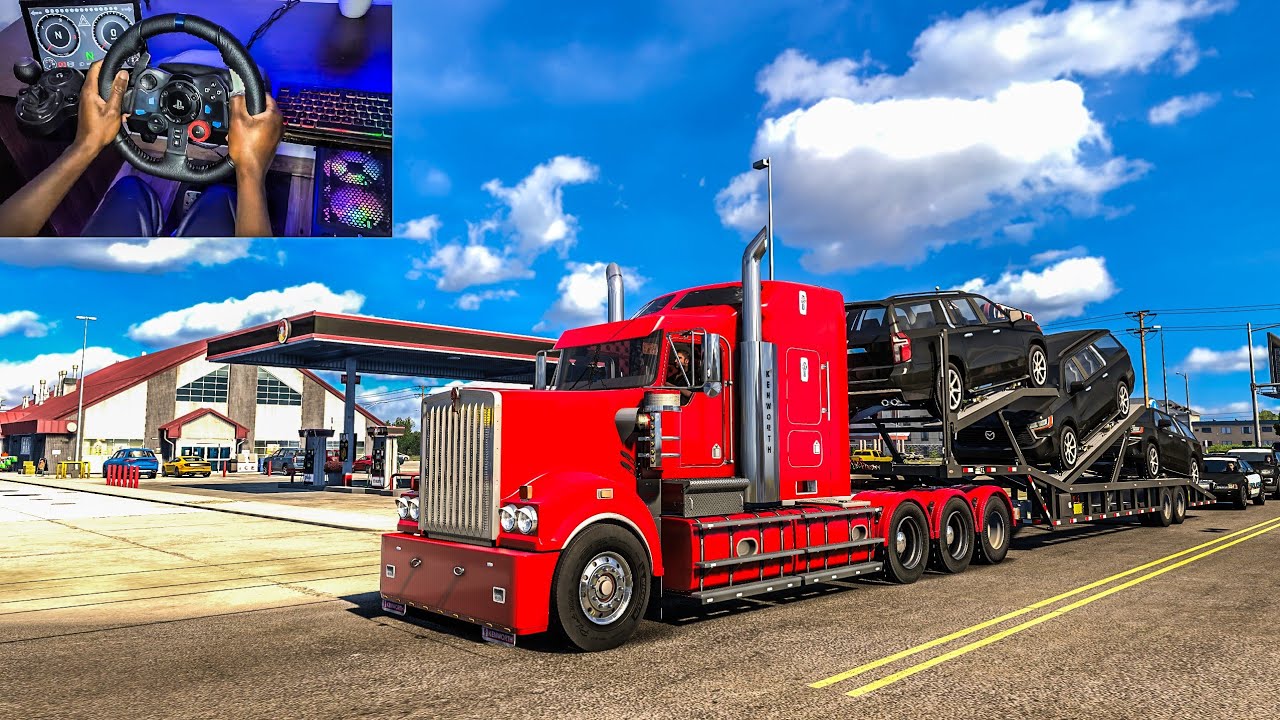 Kenworth T909 - ATS 1.50 | American Truck Simulator | Logitech G29 Gameplay