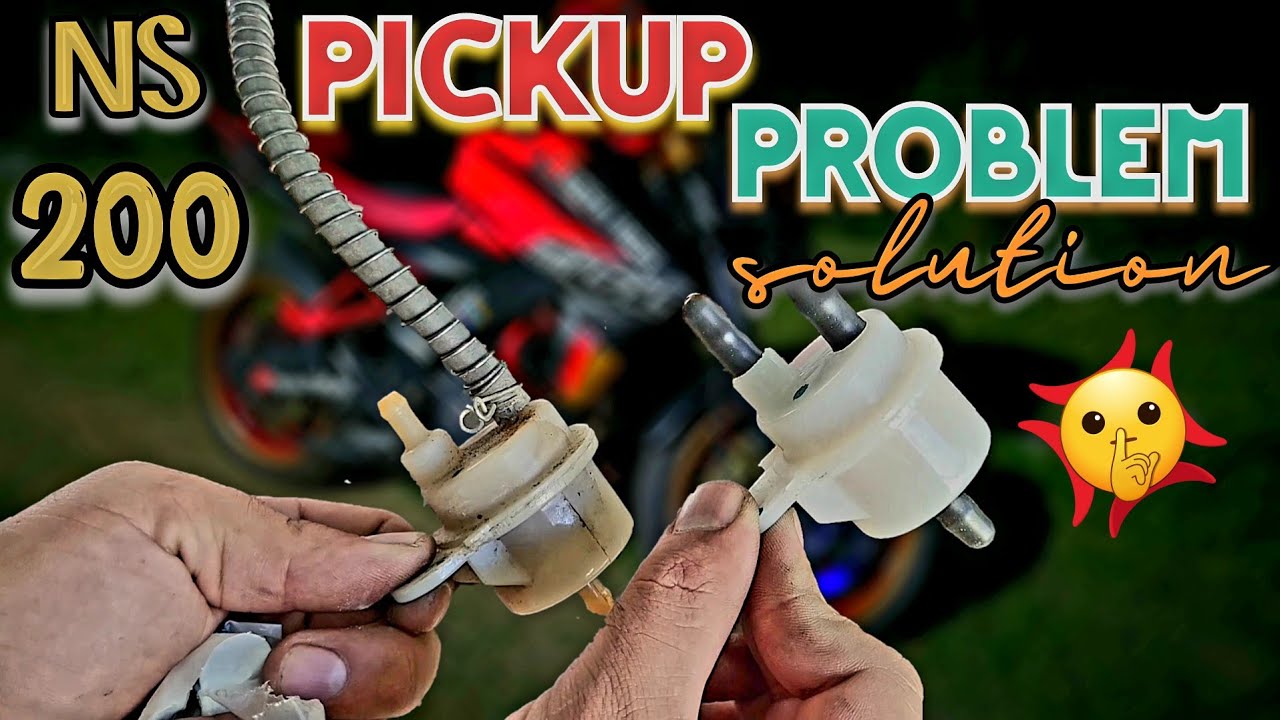Pickup problem in NS200 /Carburetor Clean and petrol filter change