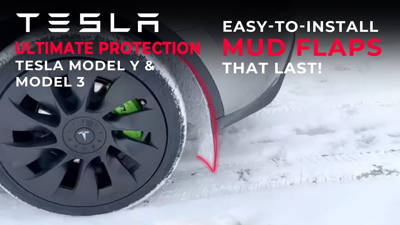 The TOP RATED Mud Flaps for Tesla Model 3 & Y Revealed!