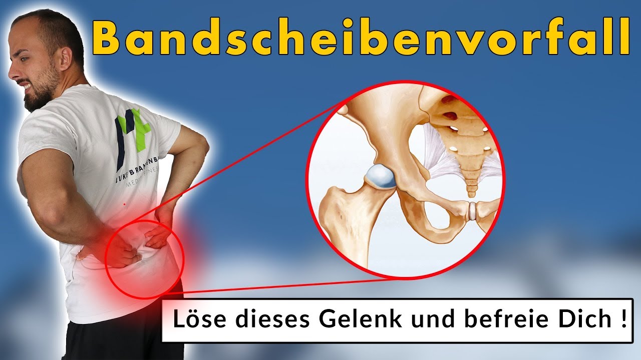 Bandscheibenvorfall (LWS) wegtrainieren | GENAUE Ursache und was du tun kannst! (3 Übungen)