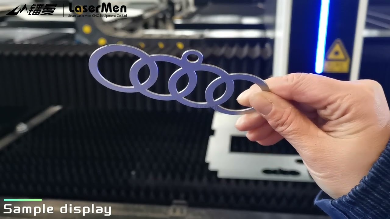 [LaserMen]1325AF 1KW Fiber Laser Cutting Machine cutting galvanized sheet 