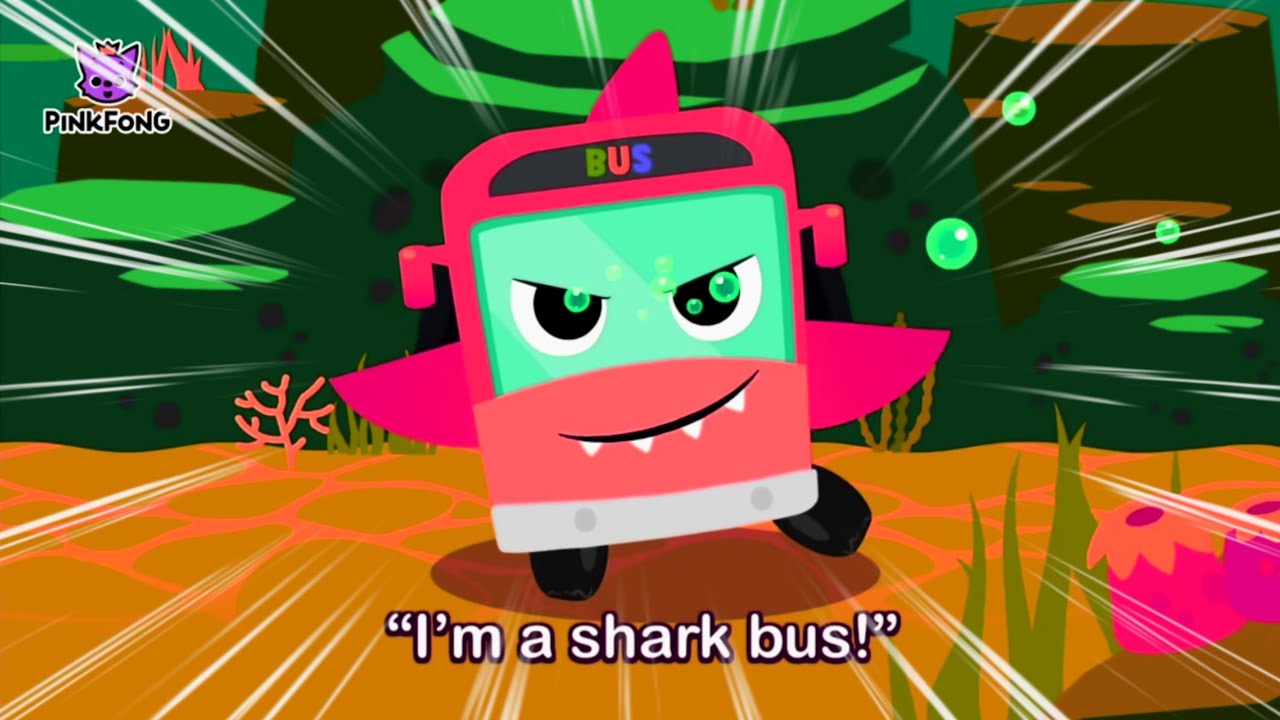 THE SHARK BUS _ BABY SHARK SONG AND DANCE//EFFECTS COMPILATION 