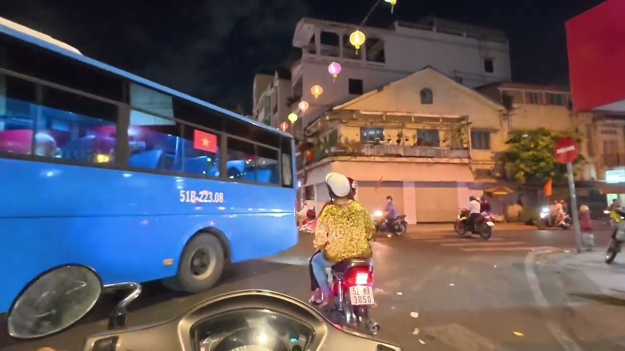 2-2-2026 Evening ride around in Saigon.  Districts 10, 11, 6, 5.