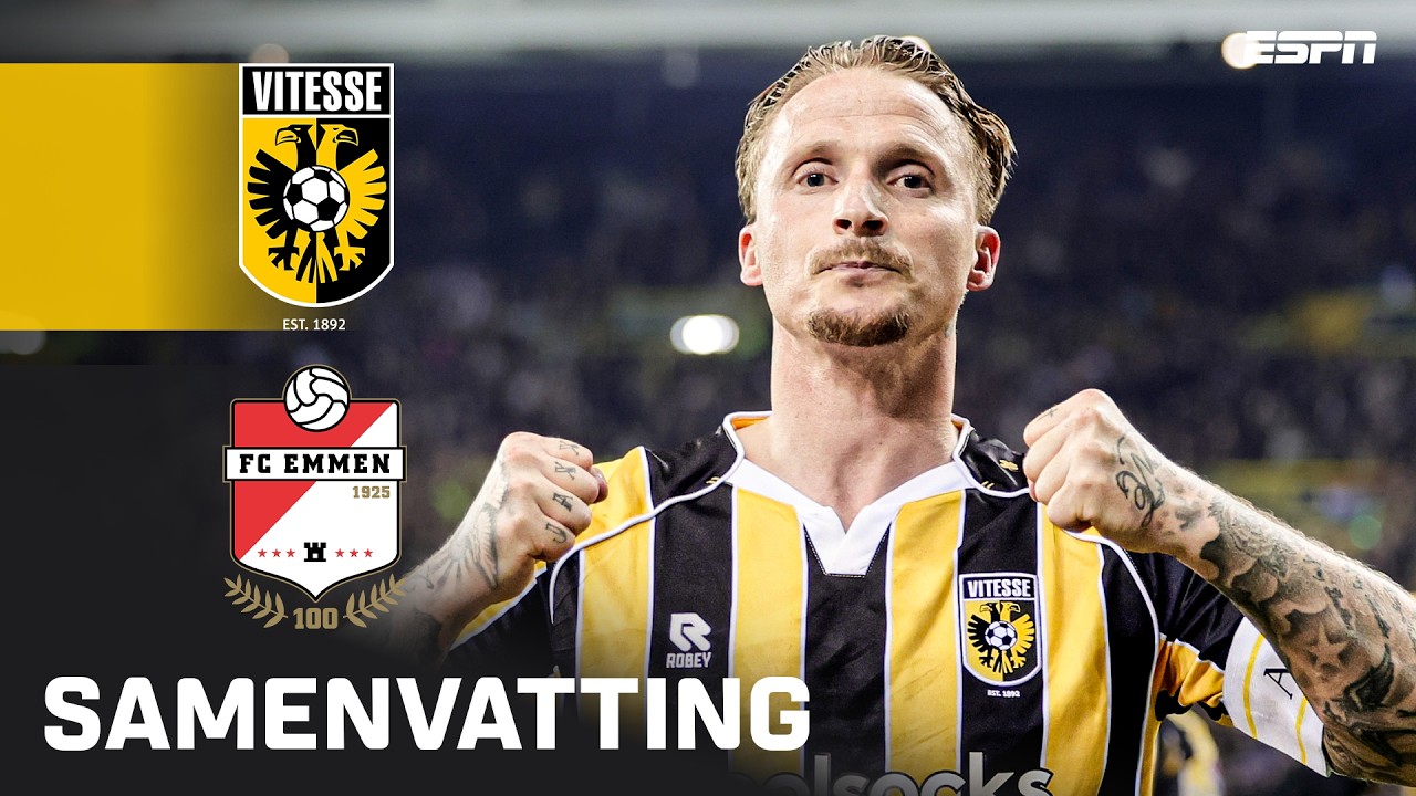 Alexander B&uuml;ttner TWEEMAAL TREFZEKER voor de ARNHEMMERS ⚽️2️⃣ | Samenvatting Vitesse - FC Emmen