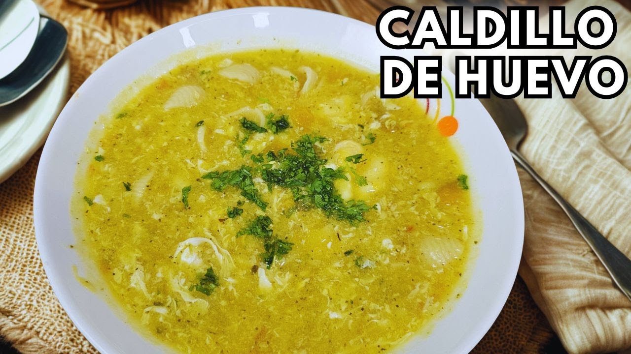 Como preparar Caldo de Huevo | Receta fácil y rápida