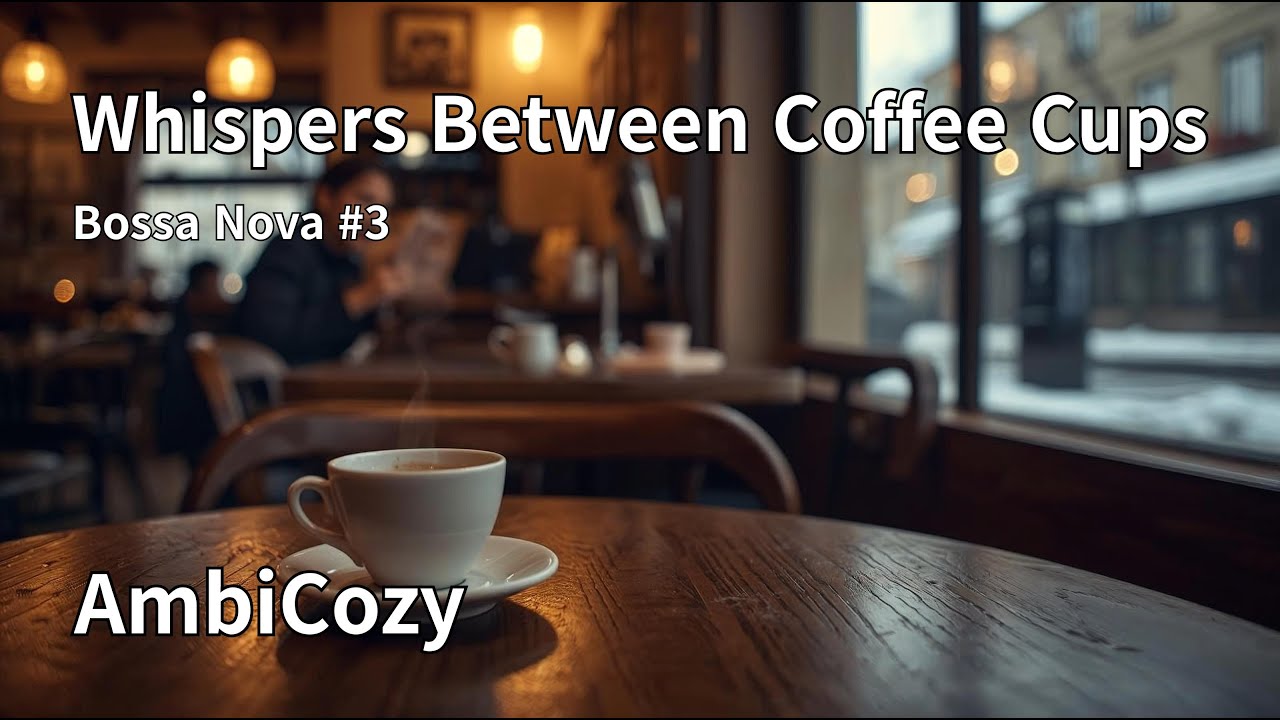 Whispers Between Coffee Cups ☕ 1 Hours of Cozy Bossa Nova for Studying & Working