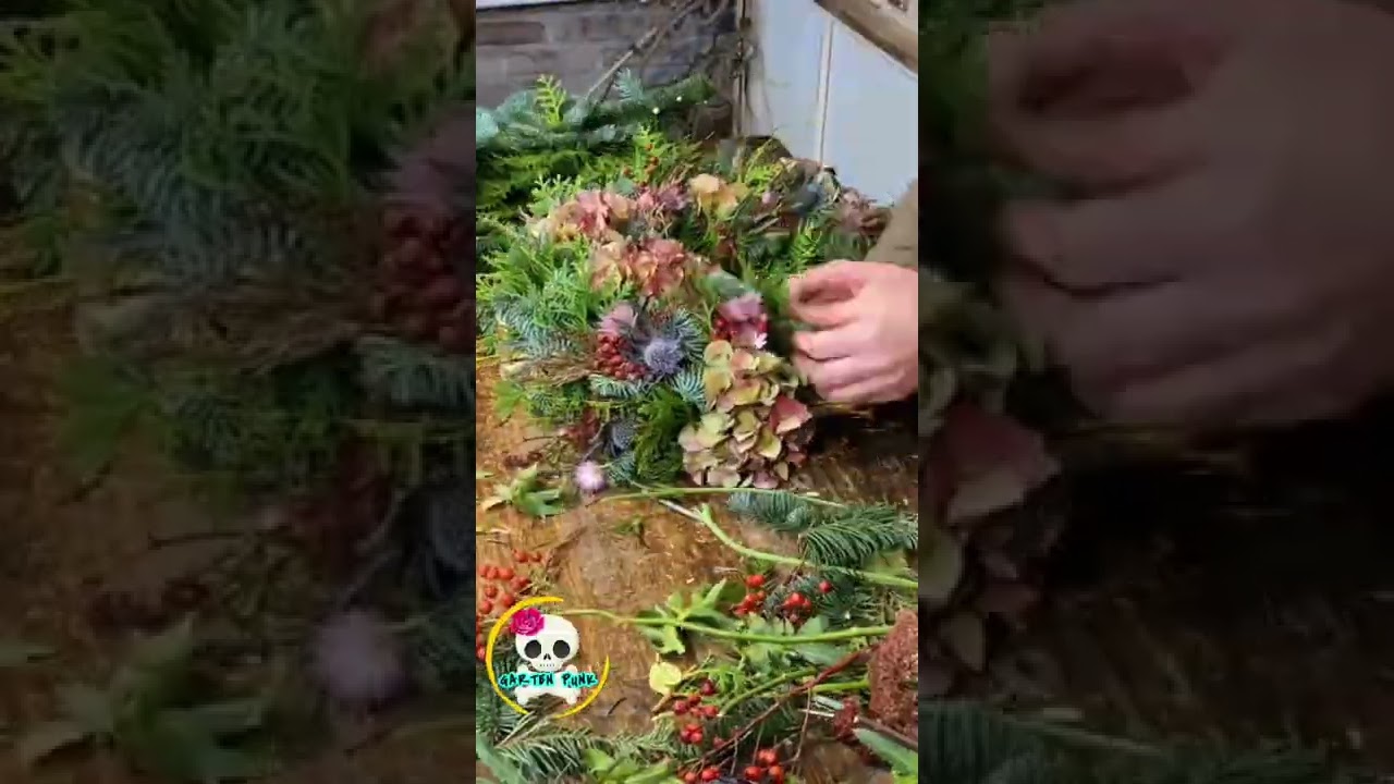 Advent wreath / Adventskranz | Das ganze DIY Video findet ihr auf meinem Kanal.