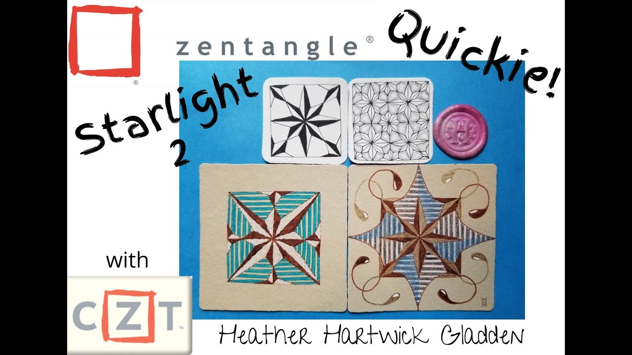 Starlight 2 | Zentangle® Quickie