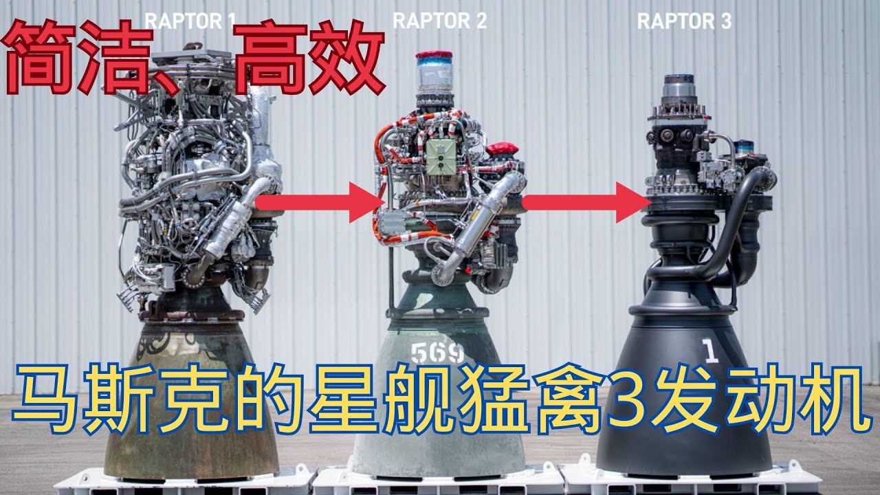 马斯克的猛禽3有多简洁、高效？极限测试下的惊人成果！#spacex #starship #马斯克
