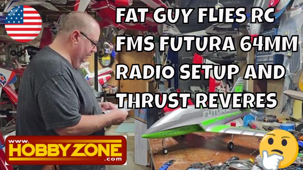 FMS FUTURA 64MM RADIO SETUP WITH REVERSE FUNCTION EXPLAINED! by FGFRC