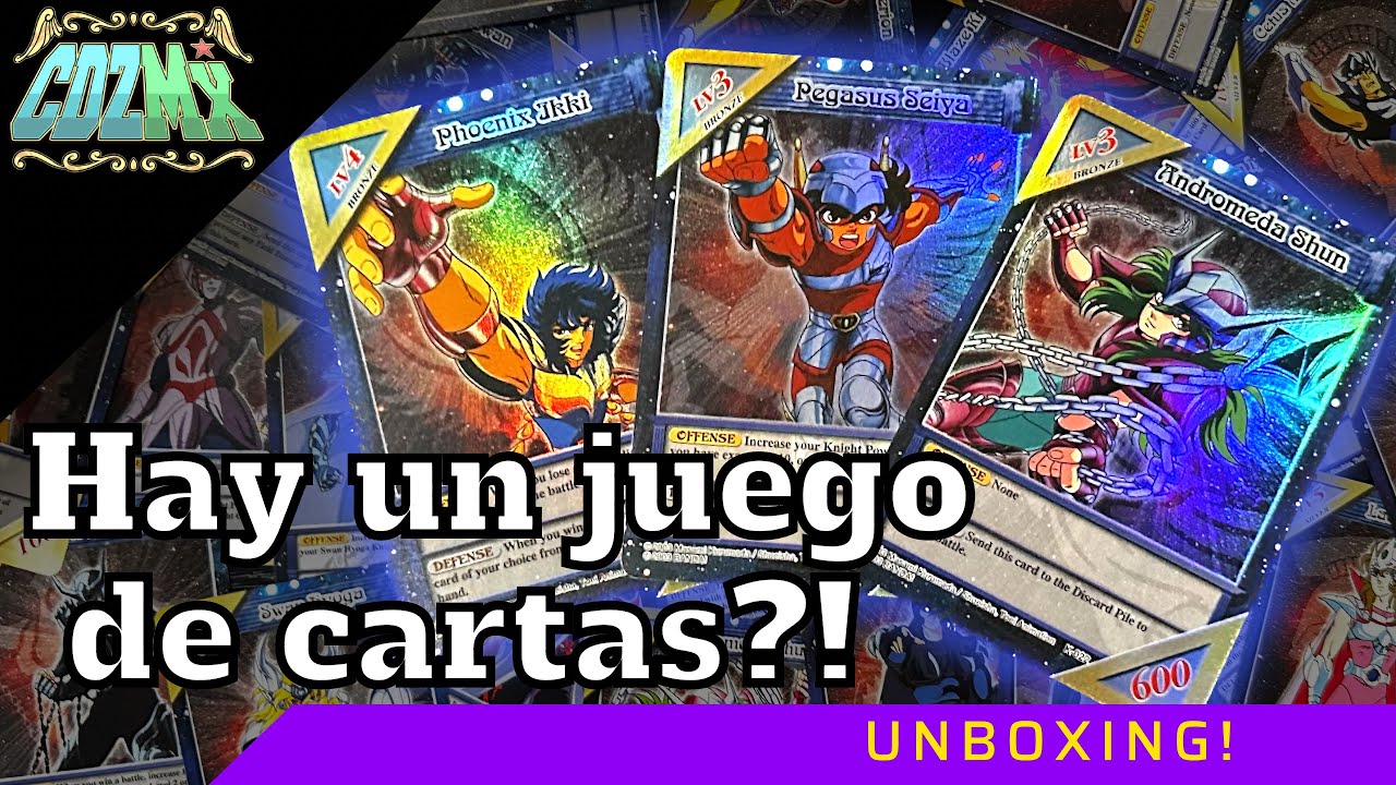 Vamos a ver como eran las cartas de Saint Seiya!