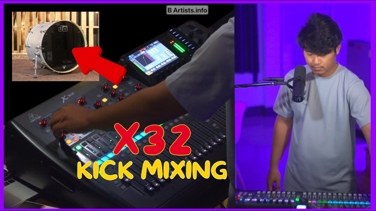 05 .X32 ,M32 မှာ  Kick Drum  ကို Gate - Compressor - EQ ပြုလုပ်ပုံ