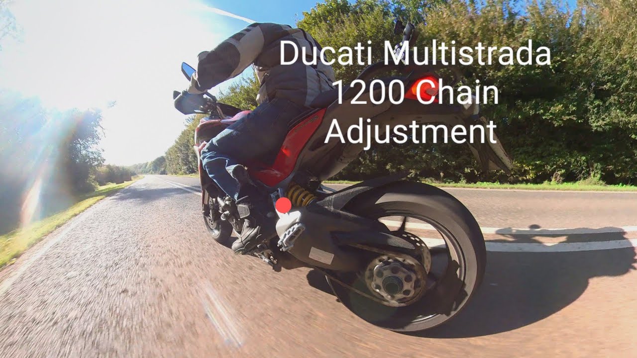 Chain Tension Adjustment on Ducati Multistrada 1200