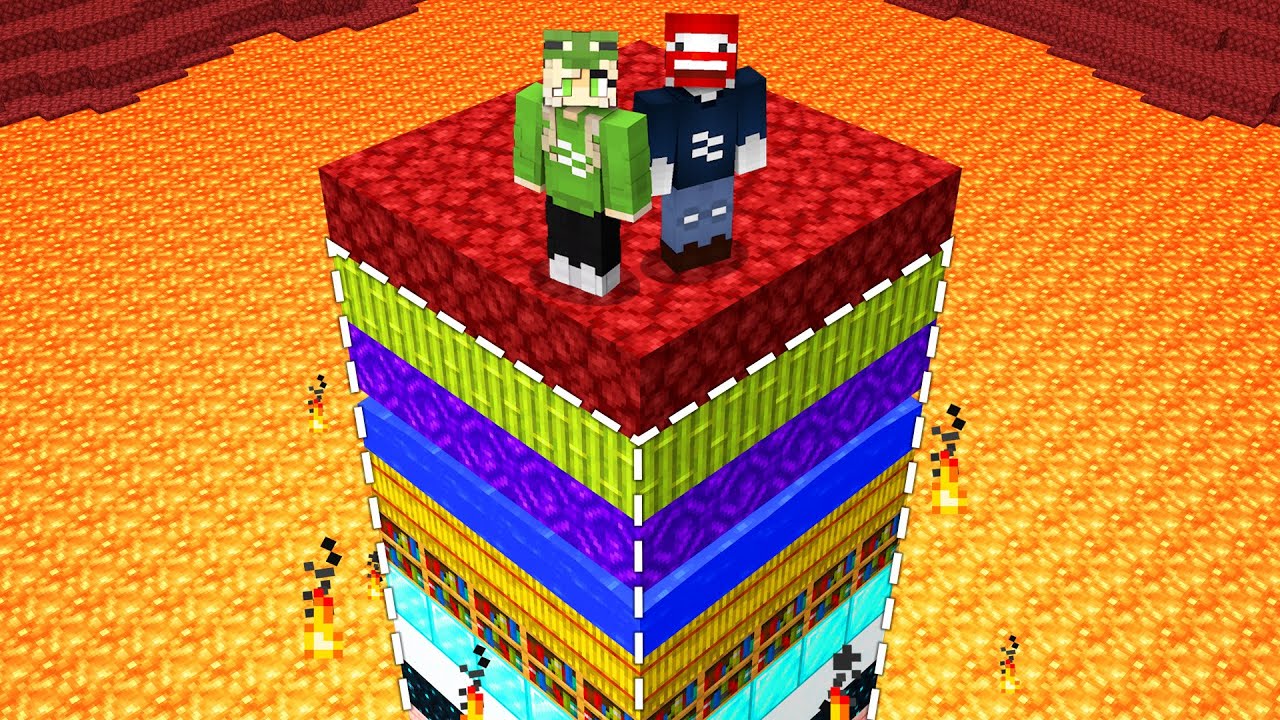 500 ZUFÄLLIGE SCHICHTEN CHUNK in MINECRAFT