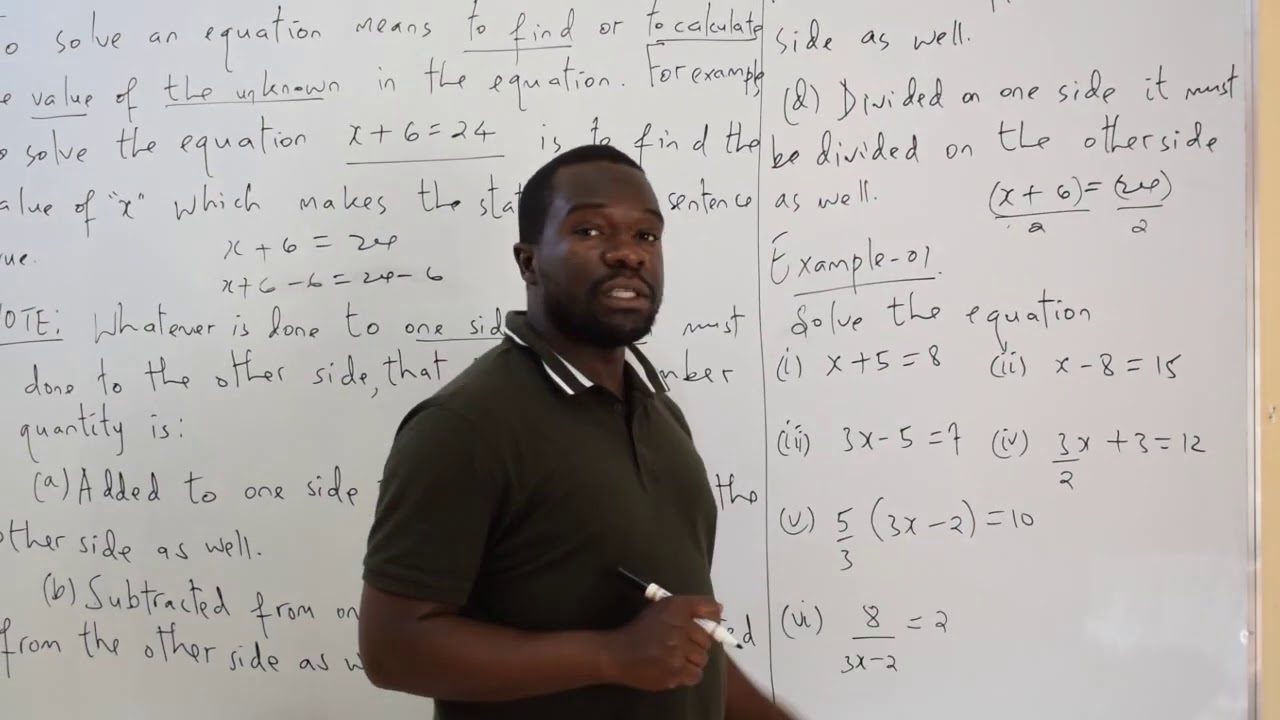 4 ALGEBRA (SOLVING NORMAL  AND WORD PROBLEMS EQUATIONS-F1) IN SWAHILI-SEHEMU YA NNE.