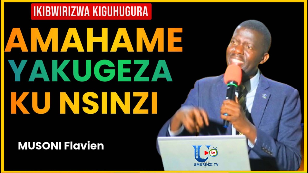 Amahame y'ingenzi yakugeza ku nstinzi. MUSONI Flavien