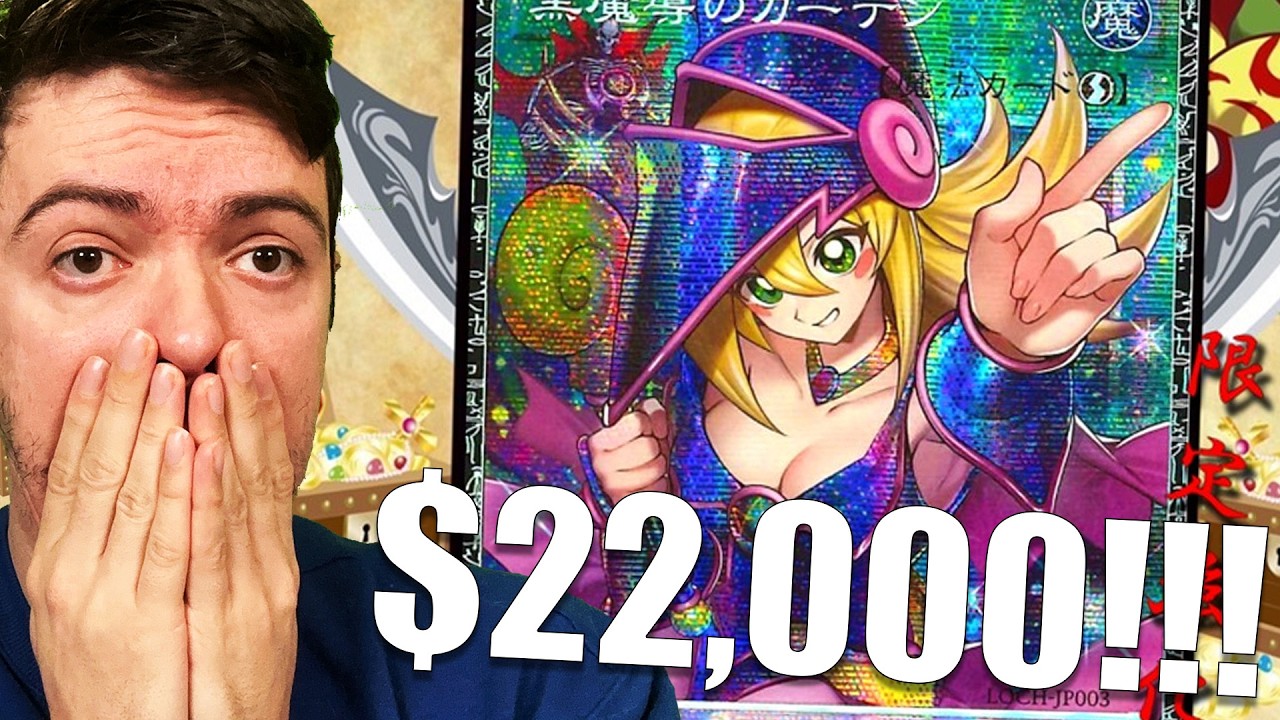 FIRST Serialized Grand Master Rare Dark Magician Girl Card Sold For $22,000?!?!