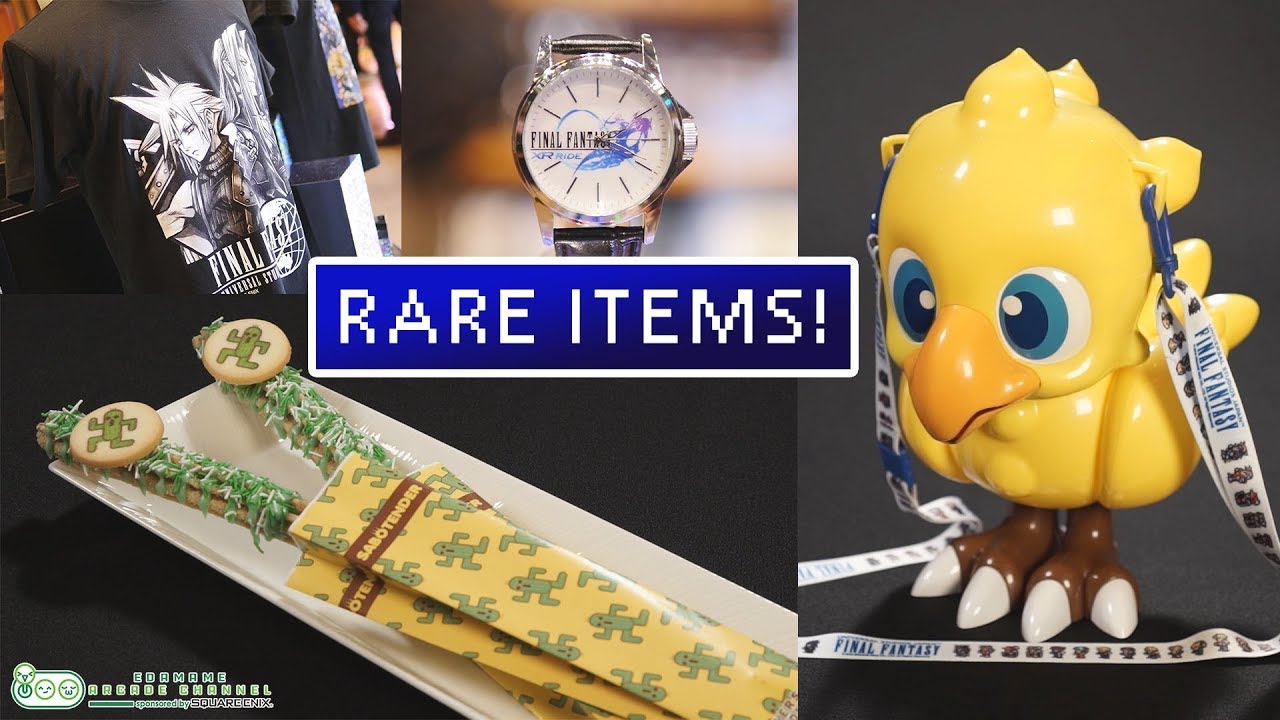 RARE ITEMS! Limited Edition FINAL FANTASY goods!?