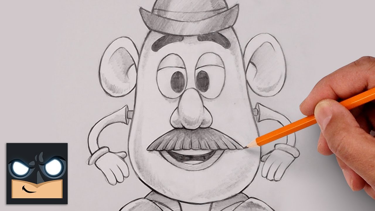 How To Draw Mr Potato Head | 17 Minute Sketch Tutorial