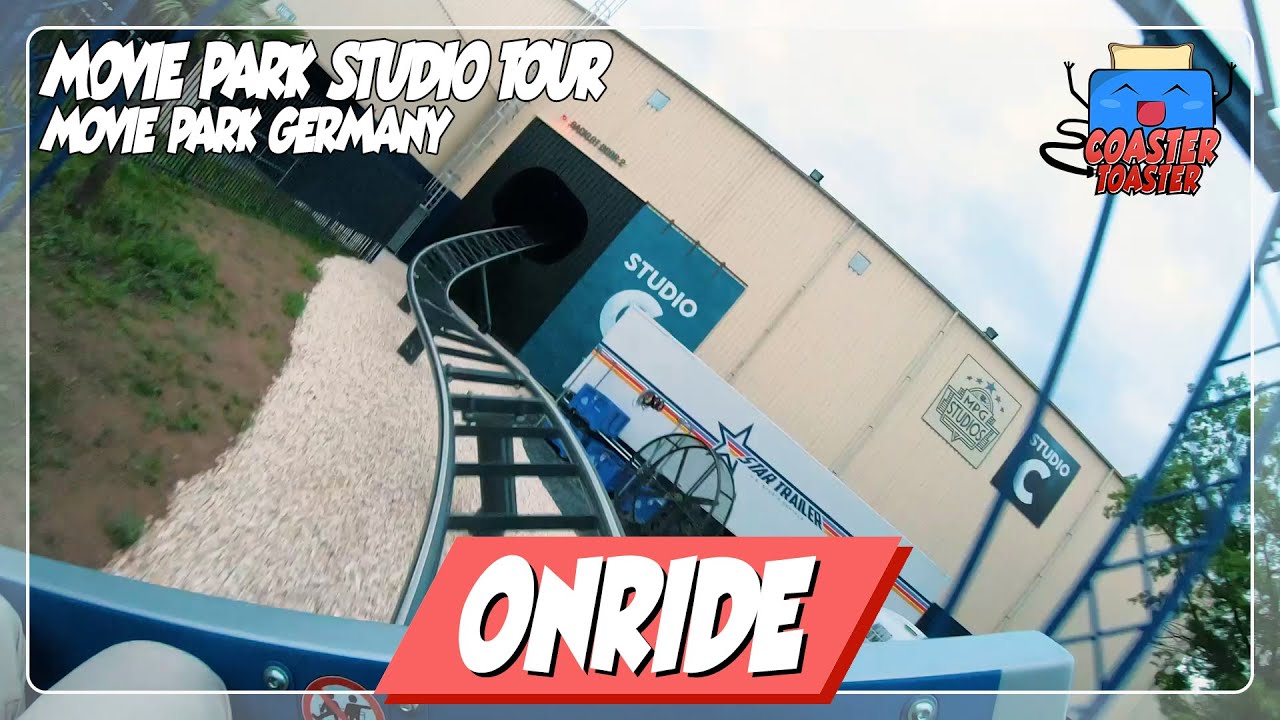 Movie Park Studio Tour - Movie Park Germany | Intamin | Multidimensional Coaster | POV