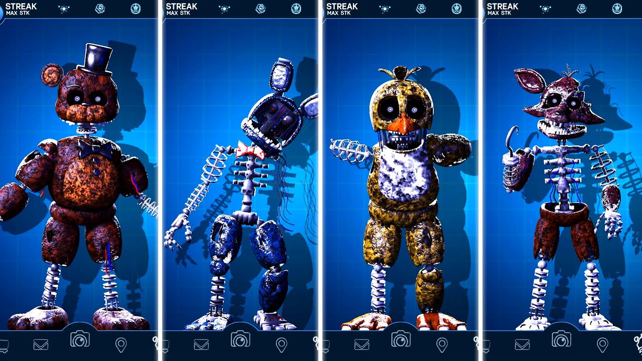 FNAF TJOC Animatronics Workshop Animations