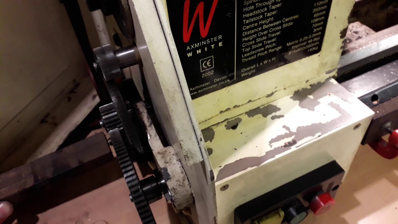 Axminster BV20 gearing