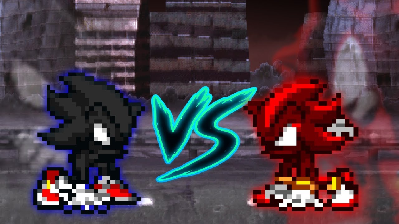 Dark Sonic vs Chaos Shadow | MUGEN Battle
