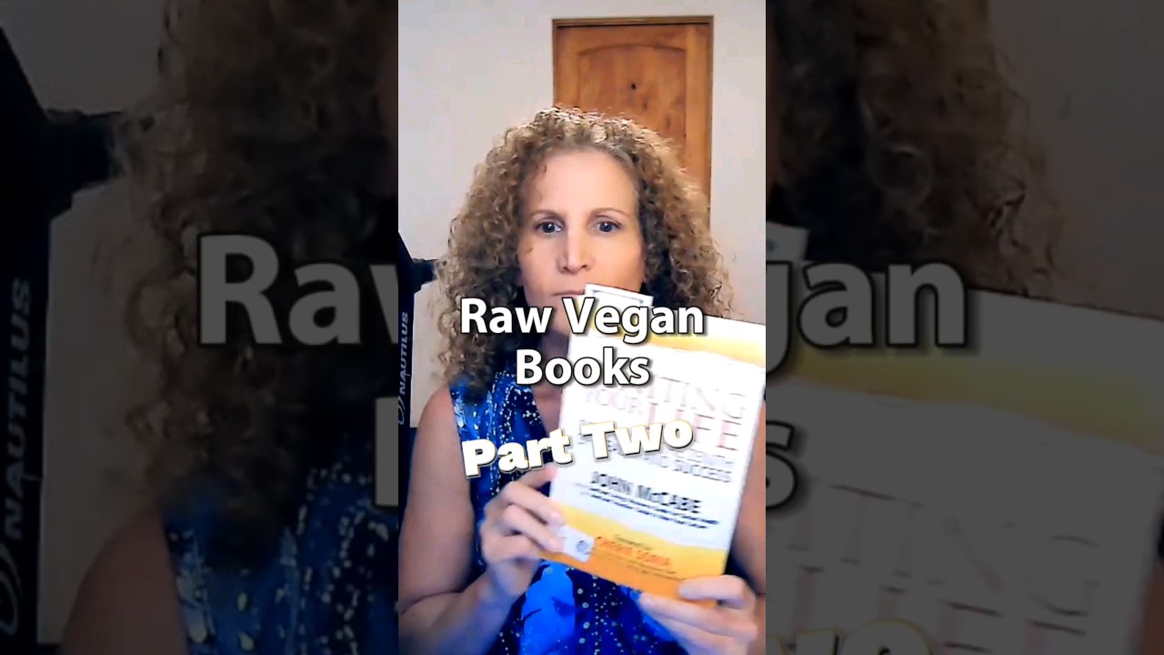 Raw Vegan BOOKS - Part Two! 🍒🥭🍐🍉 #shorts #rawvegan #books