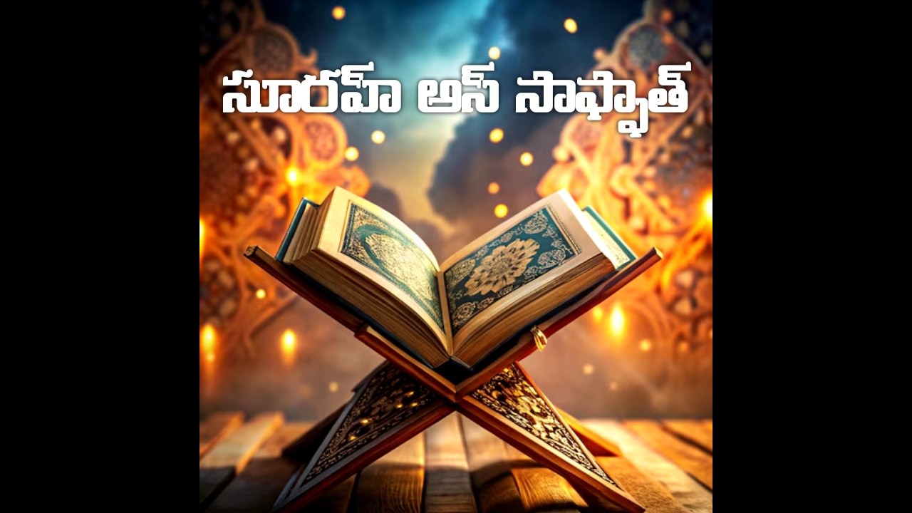 TELUGU QURAN|| SURAH 37 TELUGU || SURAH SAFFAT TELUGU 