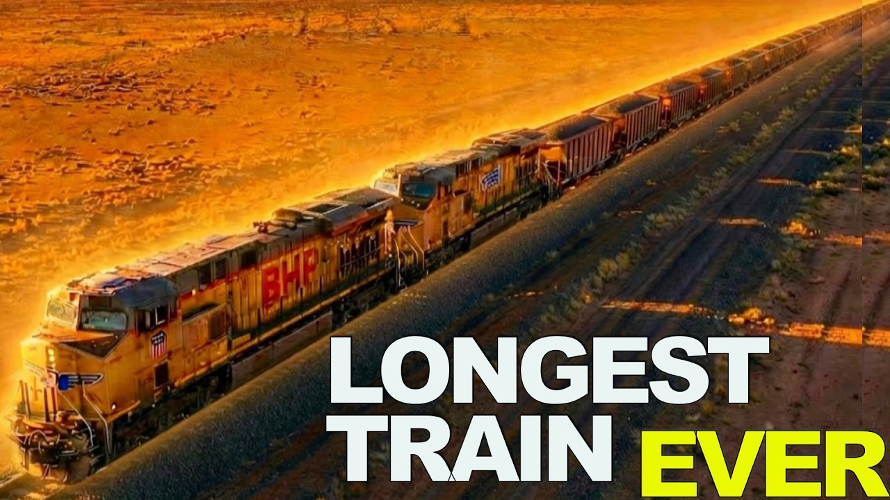 TOP 7 Largest Trains in the World | Massive Freight Beasts That Defy Physics